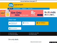 Tablet Screenshot of miky.nl